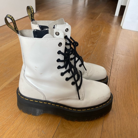 White Jadon Doc Martens - Picture 5 of 6